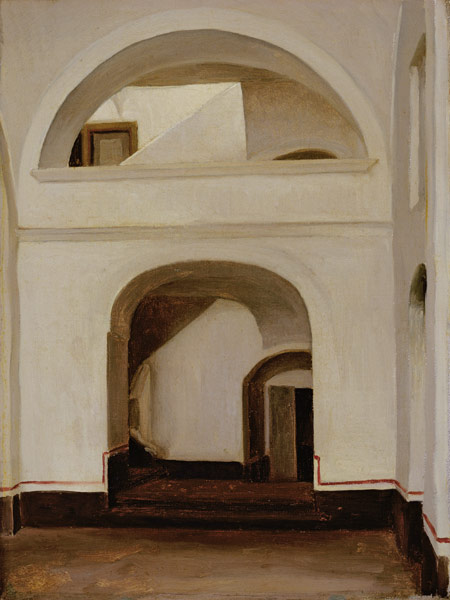 Entrance to a House in Capri, 1859 (oil on canvas) von Frederic Leighton