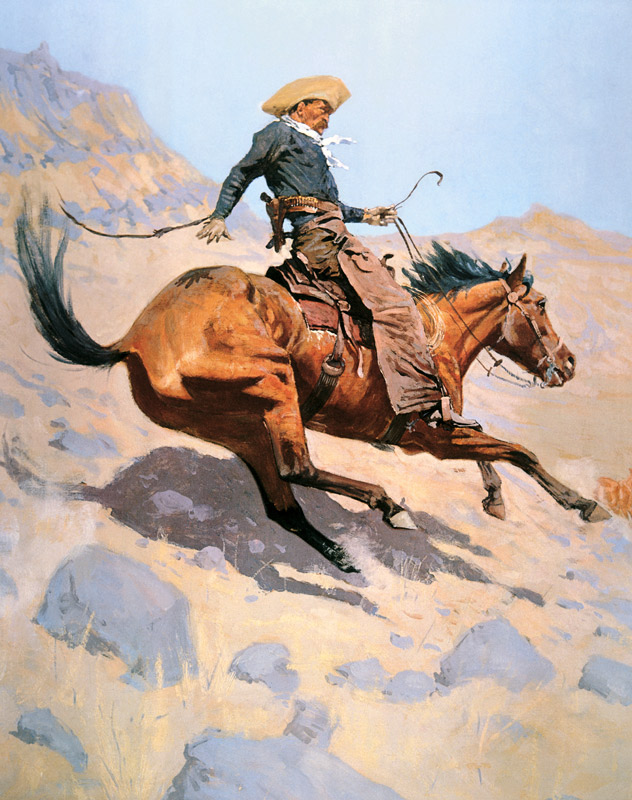 The Cowboy von Frederic Remington