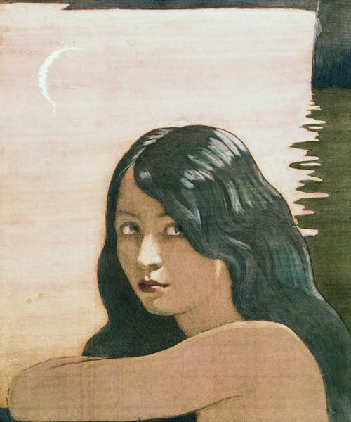 The Spirit 'Water' from 'The Bluebird' von Frederick Cayley Robinson