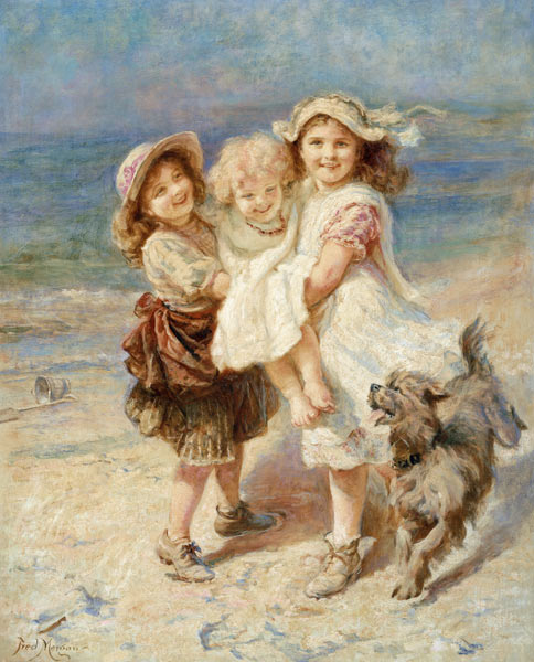 Ein Tag am Strand von Frederick Morgan