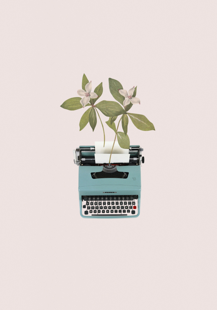 Botanical typewriter von Frida Floral Studio