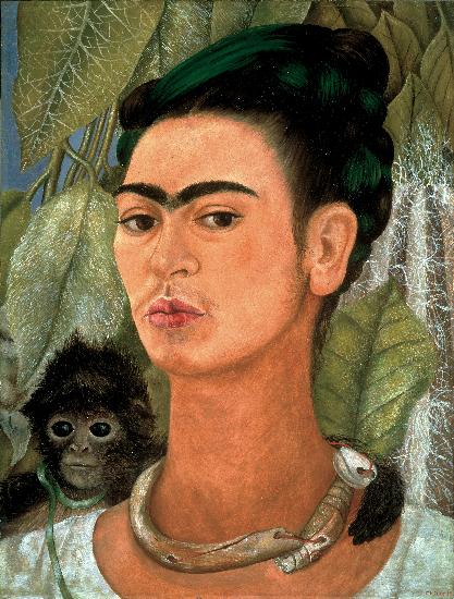 Self-Portrait with Monkey