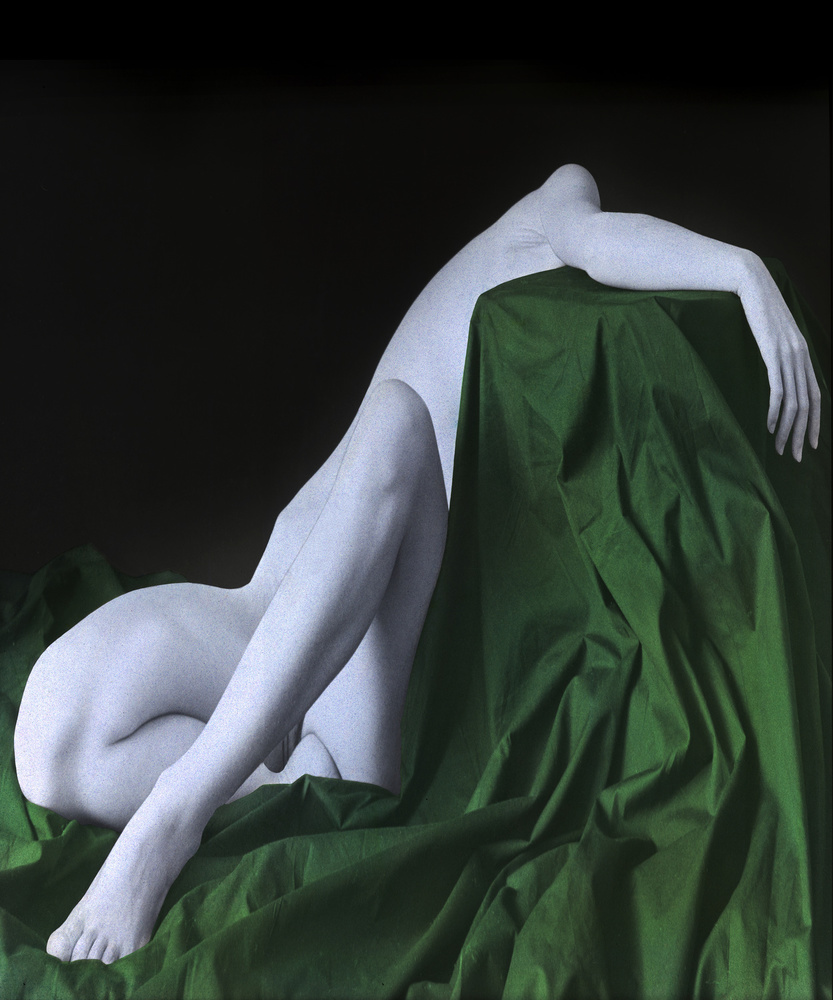 Nude on the green cloth von Fuyuki Hattori