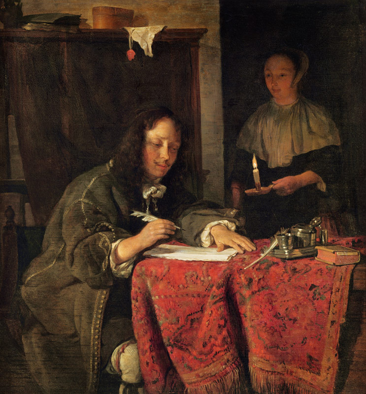 The Writer von Gabriel Metsu