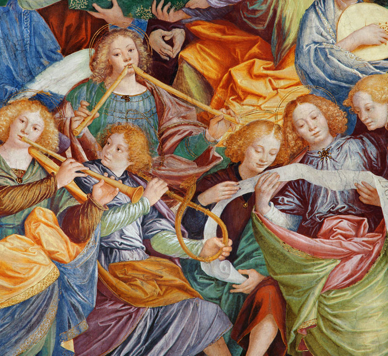 The Concert of Angels von Gaudenzio G. de Vincio Ferrari