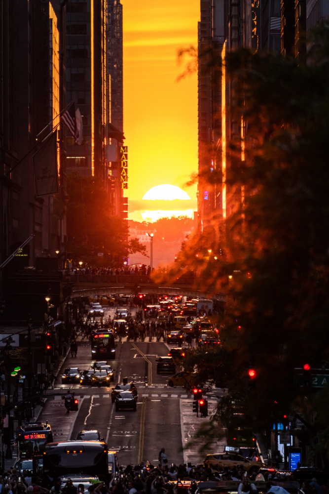 Manhattanhenge von Gengchen Wang