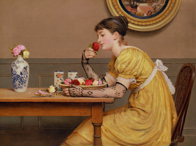 Roses von George Dunlop Leslie