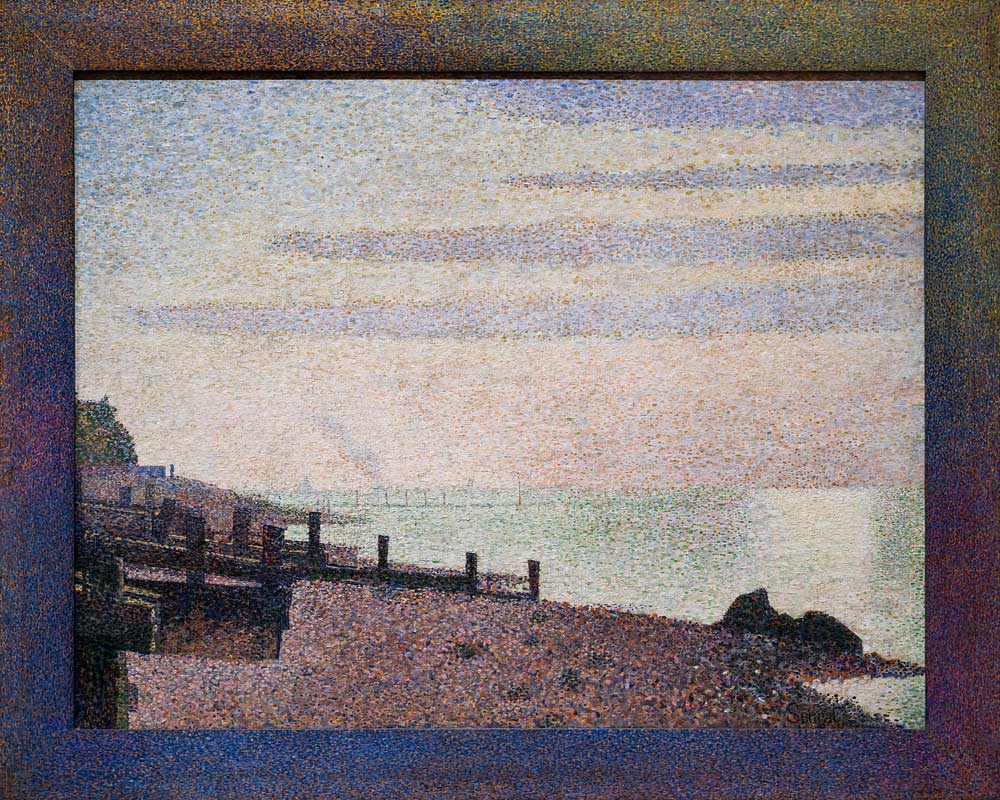 Embouchure de la Seine à Honfleur, soir von Georges Seurat