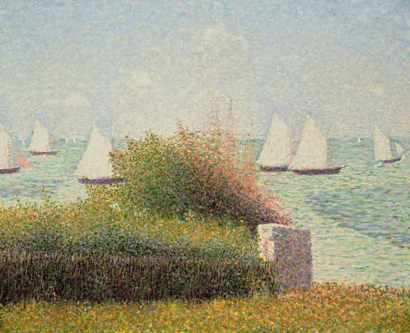 La Rade de Grandcamp von Georges Seurat