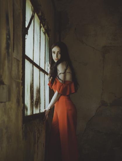 The red dress