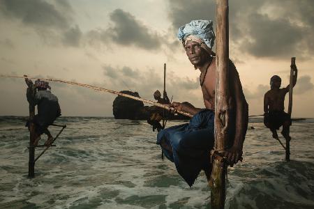 The Stilt Fisherman.