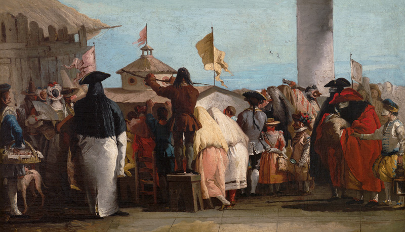 Mondo Novo von Giandomenico Tiepolo