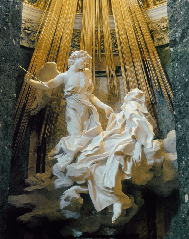 G.L.Bernini / The Ecstasy of St. Theresa von Gianlorenzo Bernini