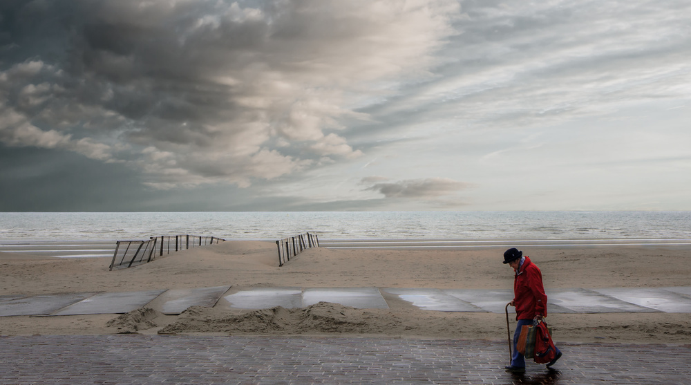 beach shopping von Gilbert Claes