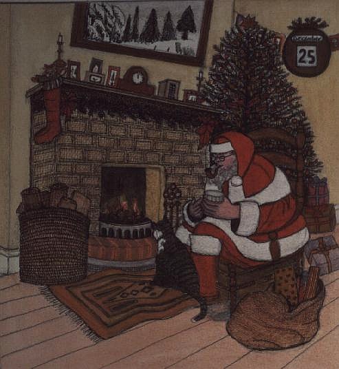 Father Christmas  von  Gillian  Lawson