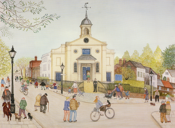 St Johns, Downshire Hill, Hampstead von  Gillian  Lawson