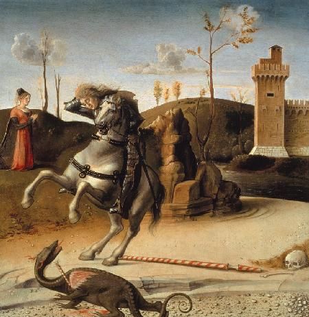 St. George and the Dragon, predella