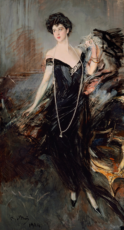 Portrait of Donna Franca Florio von Giovanni Boldini