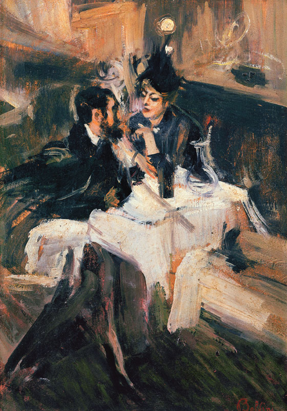 The Sweethearts Lunch von Giovanni Boldini