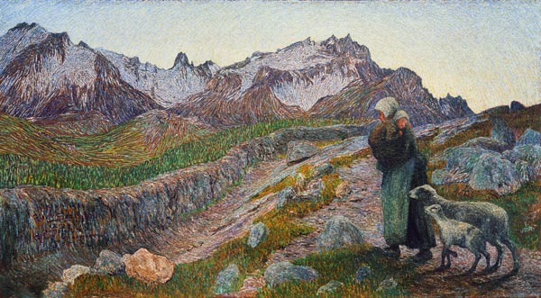 Le due madri (Die zwei Mütter) von Giovanni Segantini