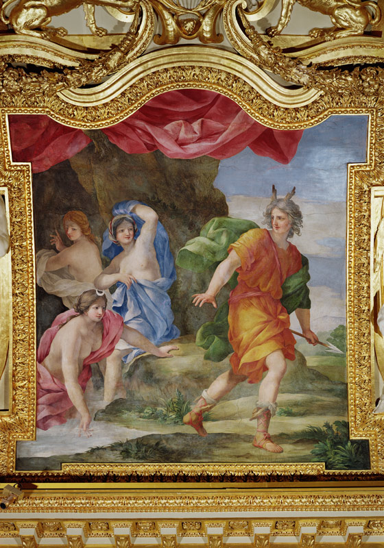 Diana and Actaeon, 1655-58 von Giovanni Francesco (Il Viterbese) Romanelli