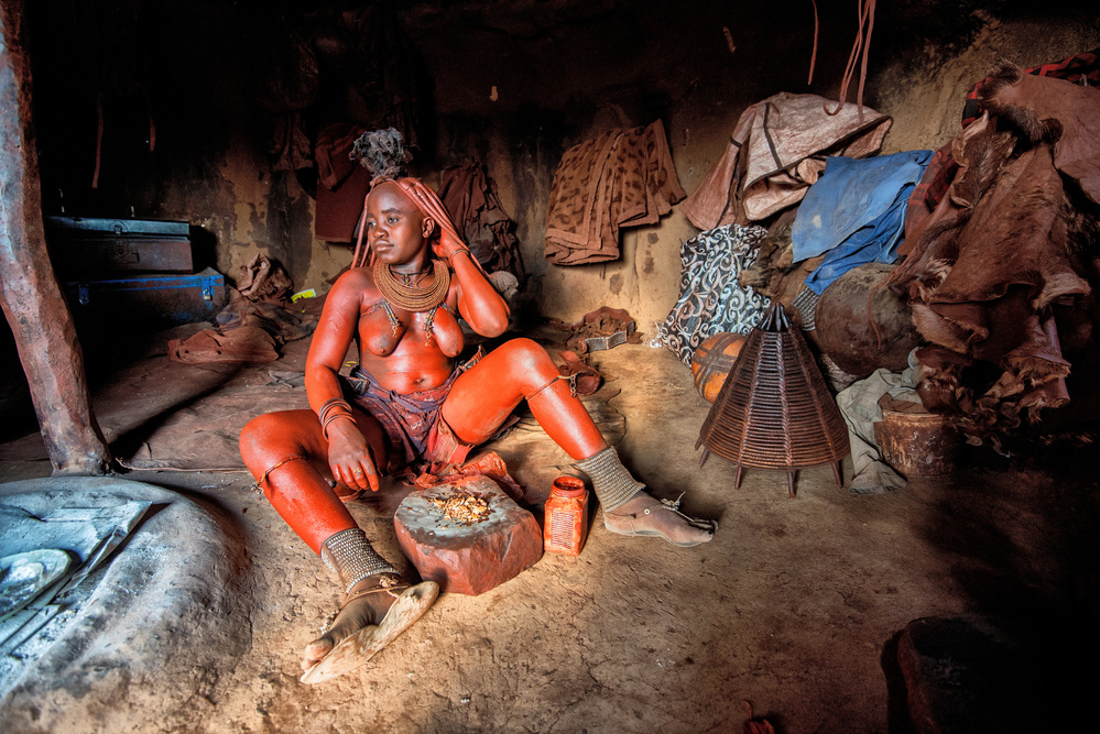 Himba woman von Giuseppe DAmico