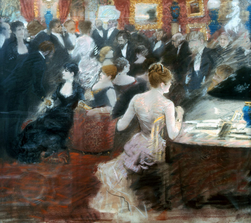 Der Salon der Prinzessin Mathilde von Giuseppe de Nittis