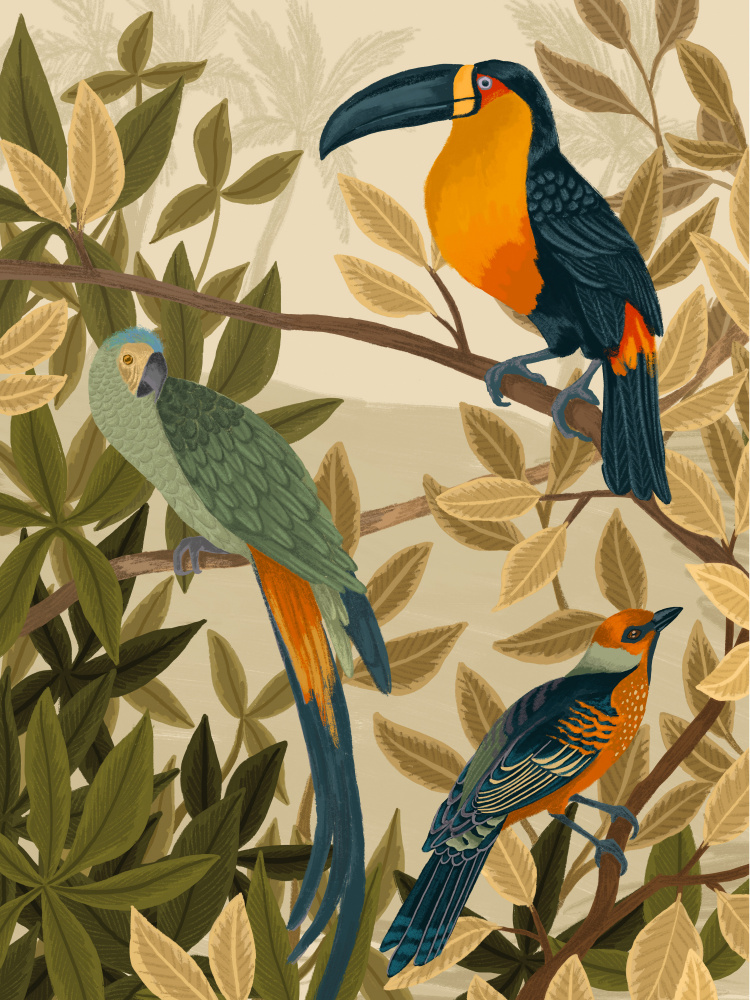 Paradise Birds von Goed Blauw