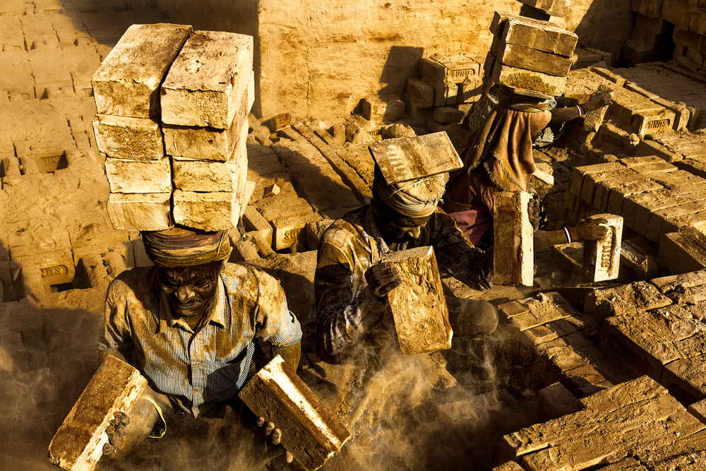 Brick factory von Goutam Roy