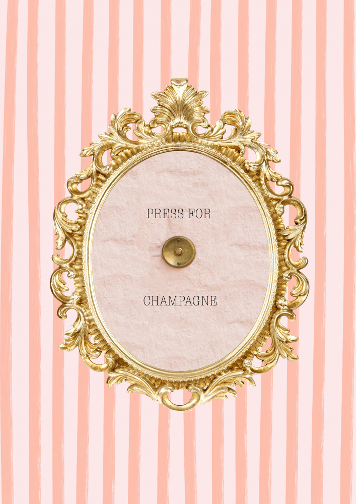 Champagnestriped4 Ratioiso von Grace Digital Art Co