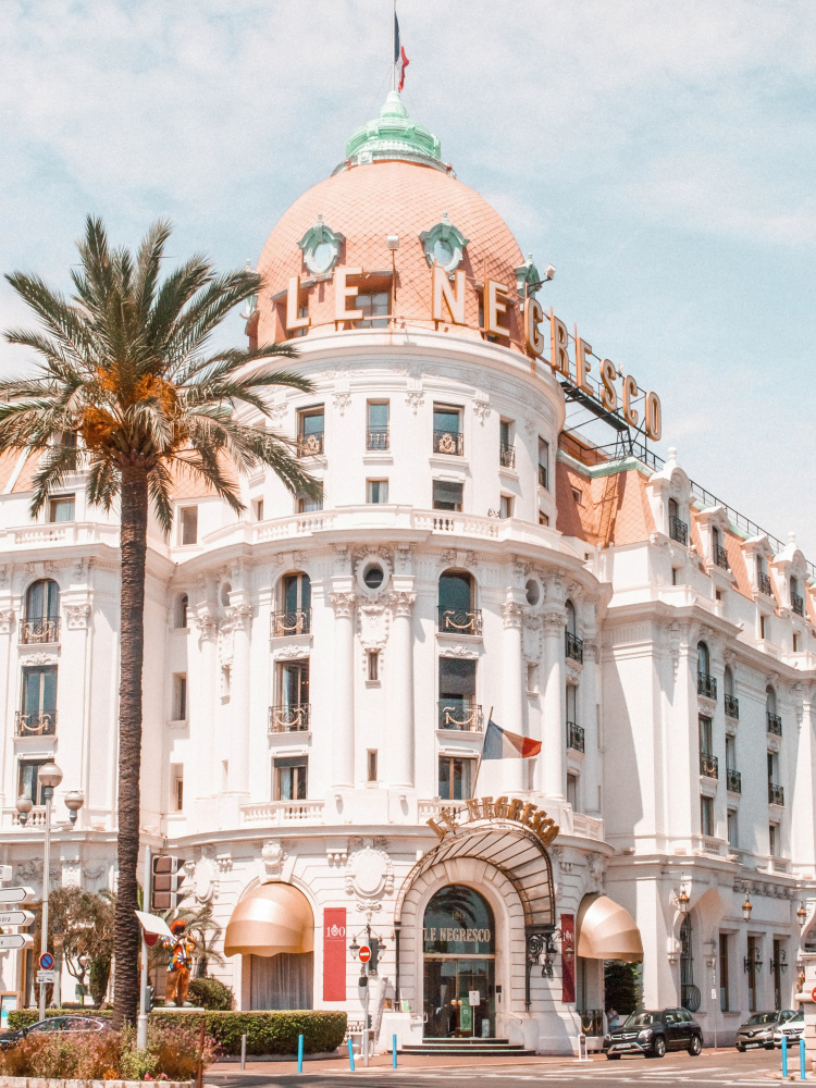 French Riviera Building von Grace Digital Art Co