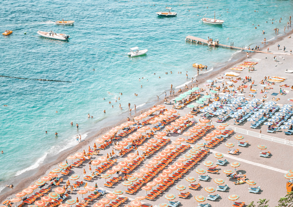 Positano Beach von Grace Digital Art Co