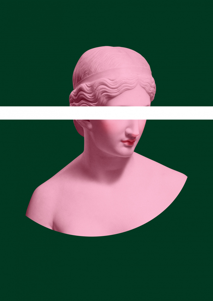 Pink and Green Artemis von Grace Digital Art Co