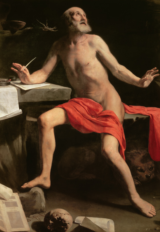 St. Jerome von Guido Cagnacci