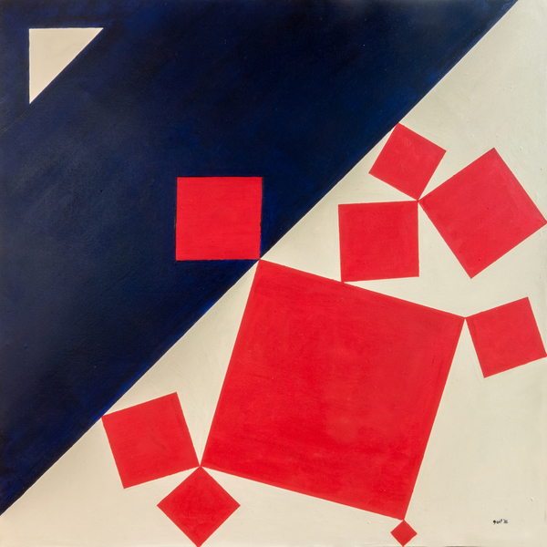 Suprematist Bachus and Ariadne after Titian von Guilherme Pontes