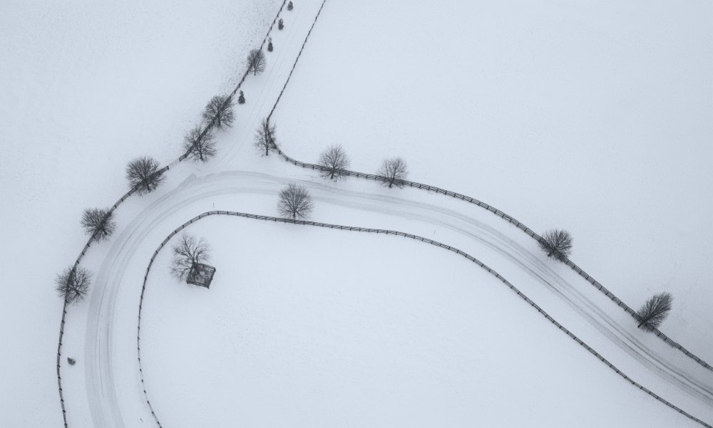 Winter Horse Farm von GuoJi