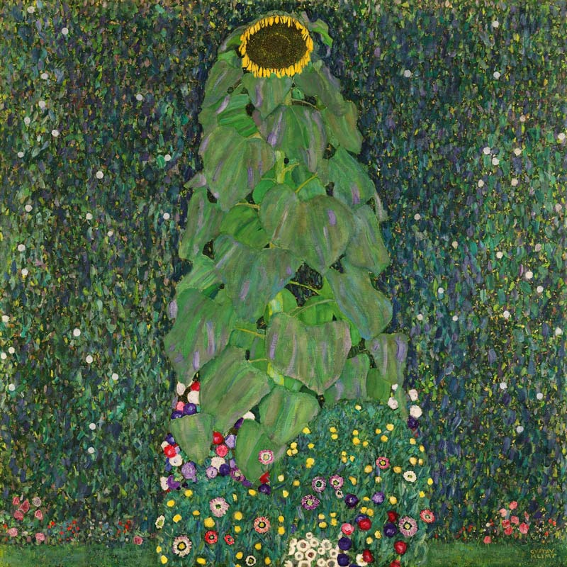 Sonnenblume Klimt von Gustav Klimt