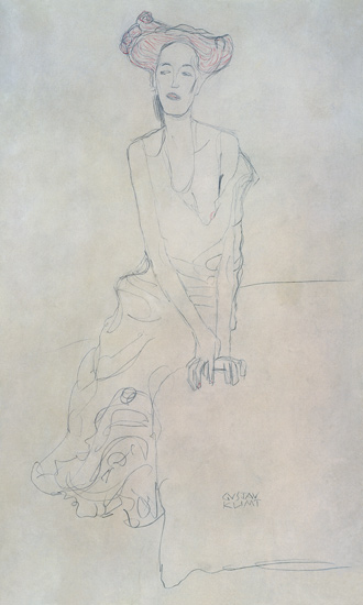 Seated Woman von Gustav Klimt