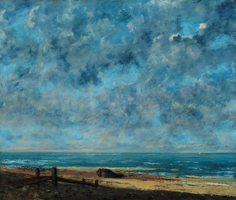 The Sea von Gustave Courbet