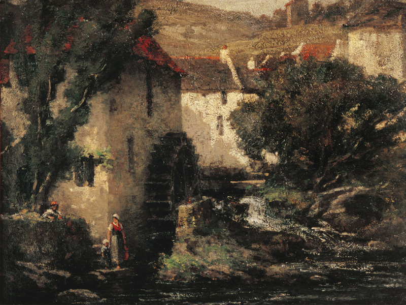 Wassermühle von Gustave Courbet