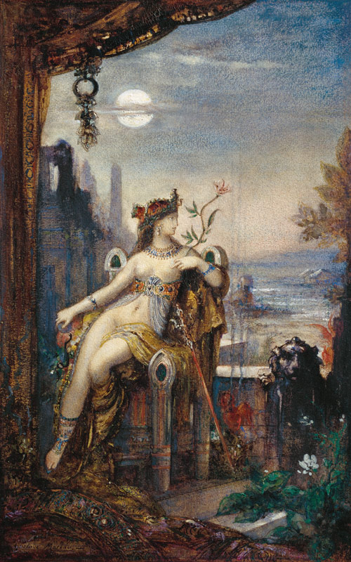 Kleopatra. von Gustave Moreau