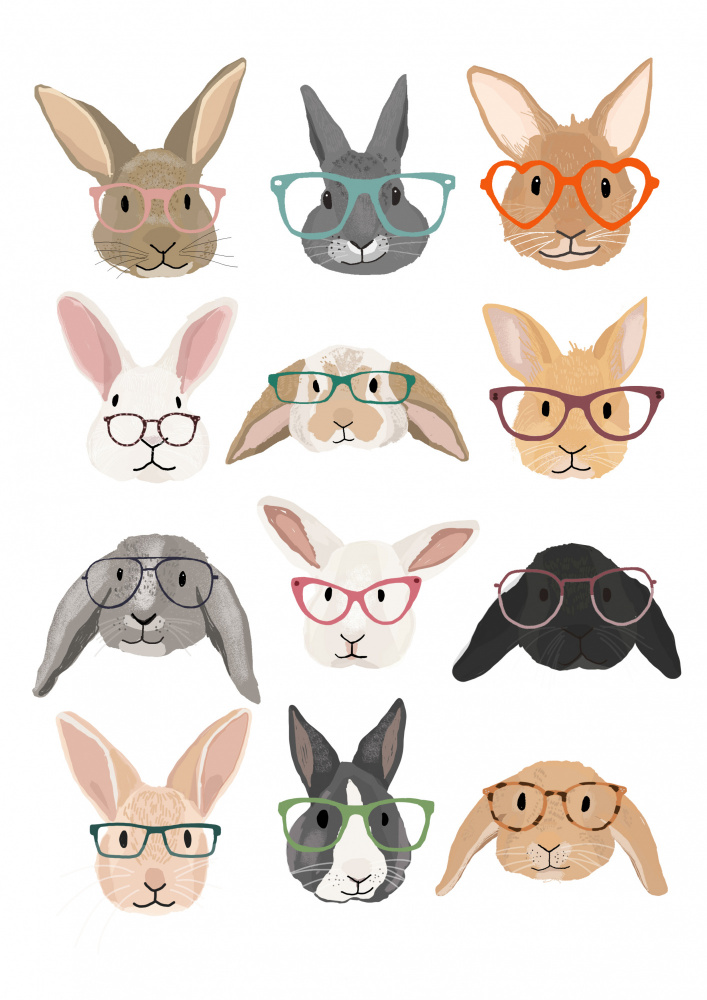 H Rabbits 2 von Hanna Melin