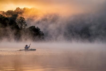 Morning boating