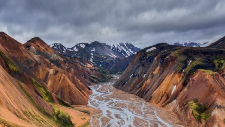 Vibrant Landmannalaugar Valley