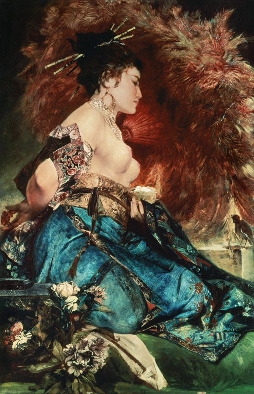 Japanese girl von Hans Makart