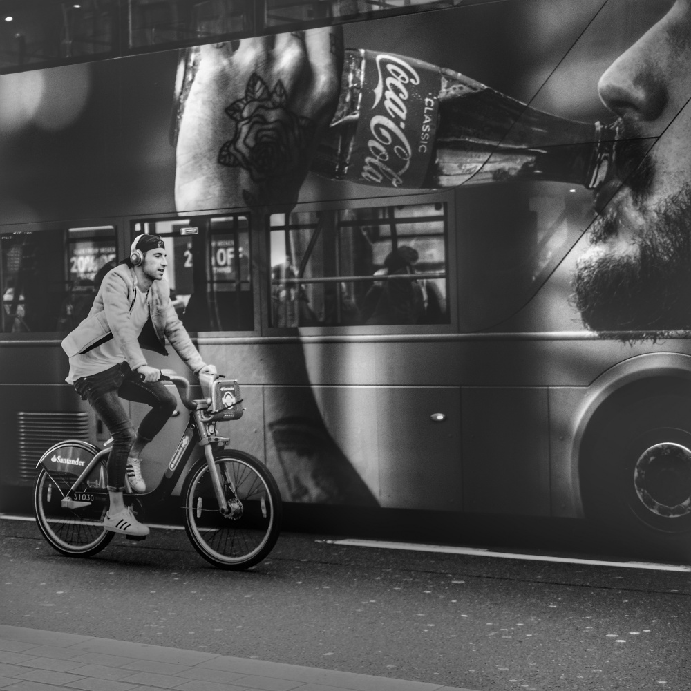 London streets von Hans Van Dongen