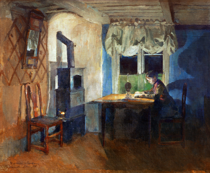 By Lamplight von Harriet Backer