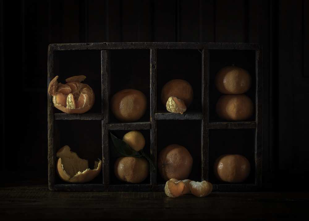 Still Life with Oranges von Heather Bonadio