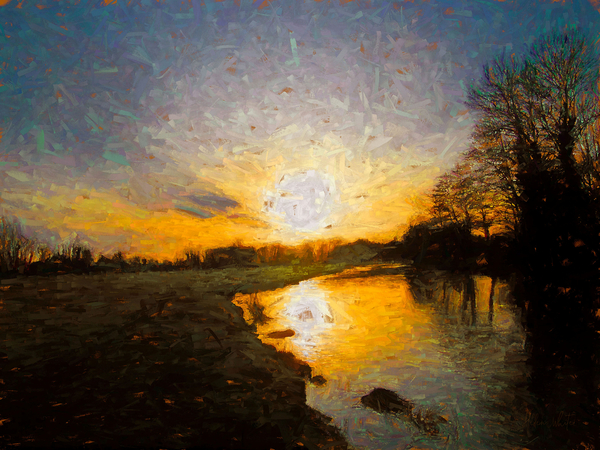 Burnished river von Helen White