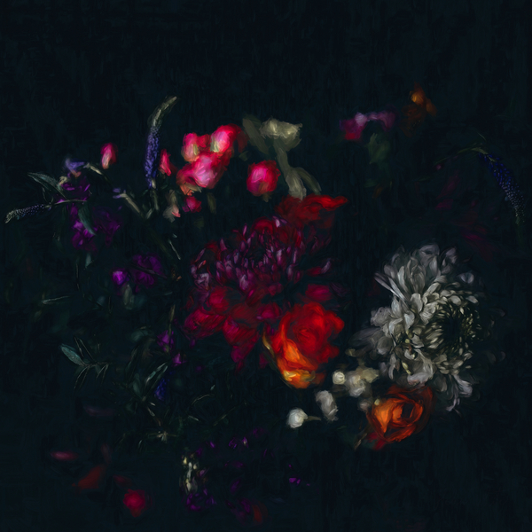 Dark Floral von Helen White